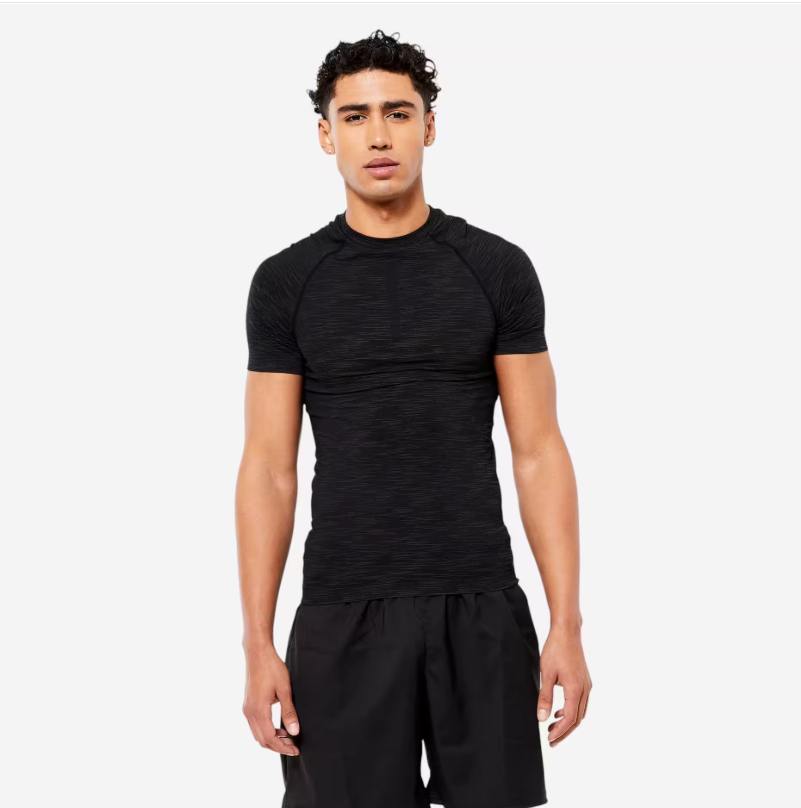 MEN'S COMPRESSION T-SHIRT - BLACK